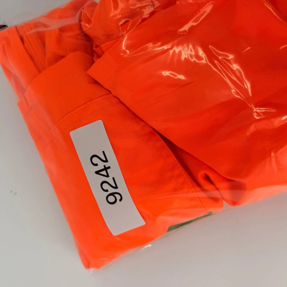 Polo Ralph Lauren Swim Trunks Mens 2LT Orange Neon Cargo Classic Fit New